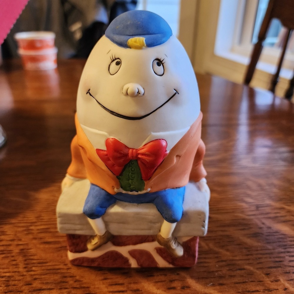 Humpty Dumpty Porcelain Nursery Childrens Night Light Vintage‎ Sweet Dreams.